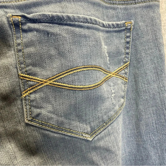 Abercrombie & Fitch Y2K The A&F Skinny Boot Distressed Jeans - Picture 4 of 6